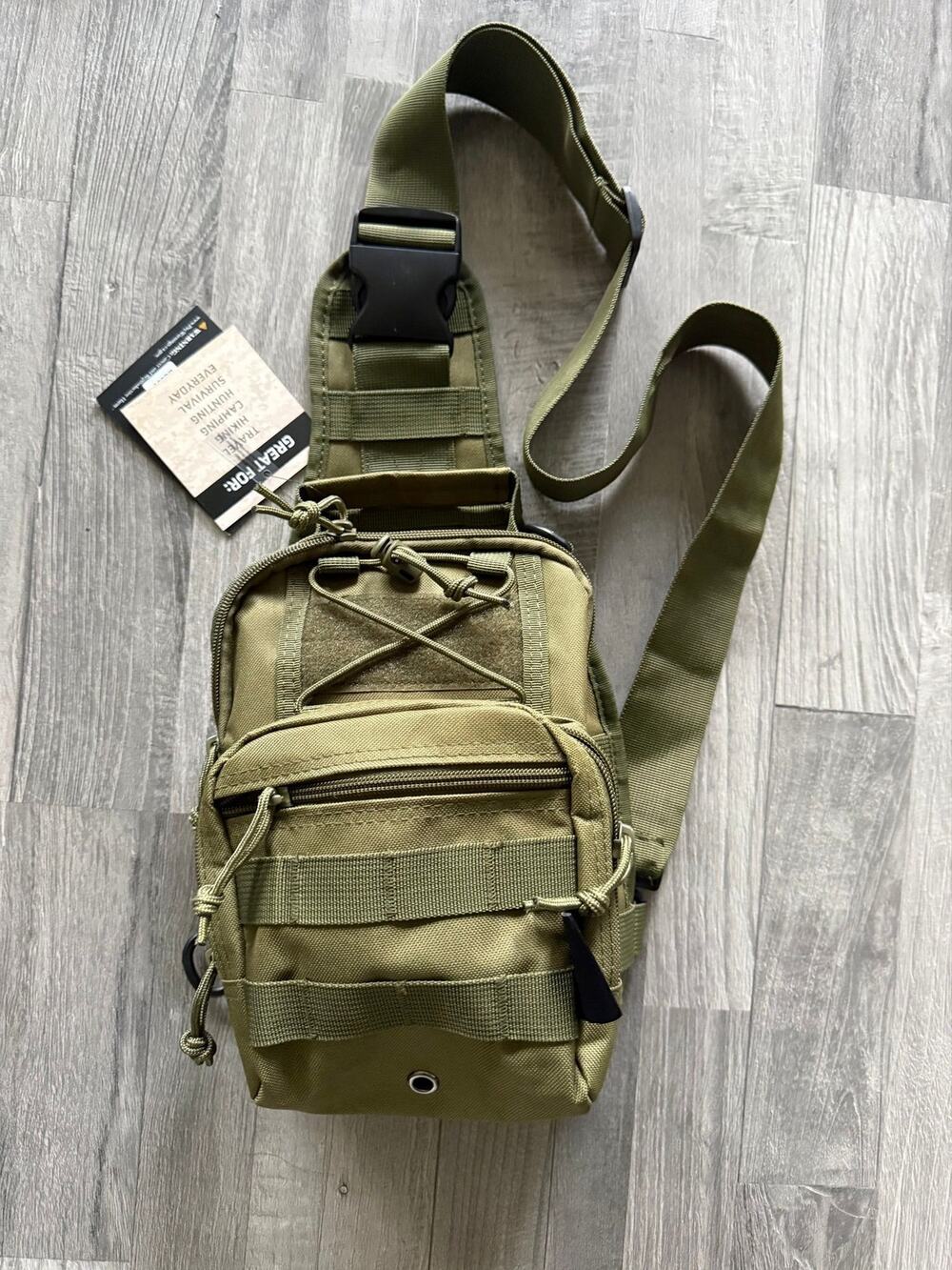 BRE TACTICAL CC EDC Concealed Carry Chest Sling Cross body bag molle backpack